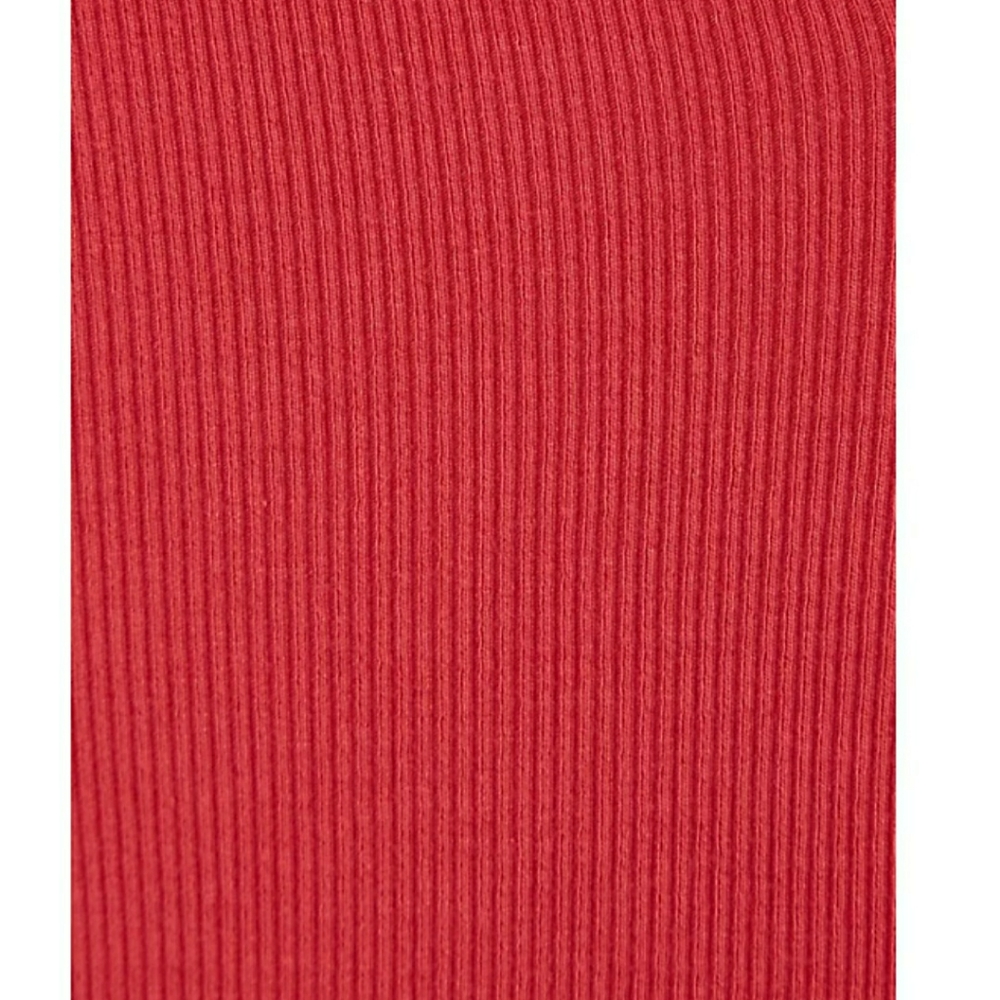 Torrid Red Ribbed Sleeveless Fluted Midi Dress Red 2X 18 20 Valentine's Day! - Picture 4 of 10